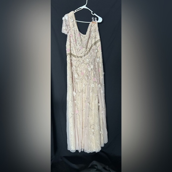 MAC DUGGAL 9165 NWOT Floral Embellished One Shoulder A Line Gown - Picture 4 of 8